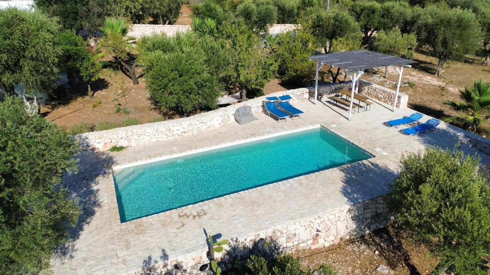 Casa Giuliveto - Charmantes Ferienhaus Mit Privatpool In Olivenhain أوستوني المظهر الخارجي الصورة